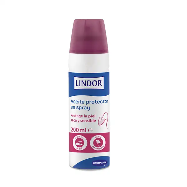 Aceite protector en spray Lindor. Protege la piel seca y sensible
